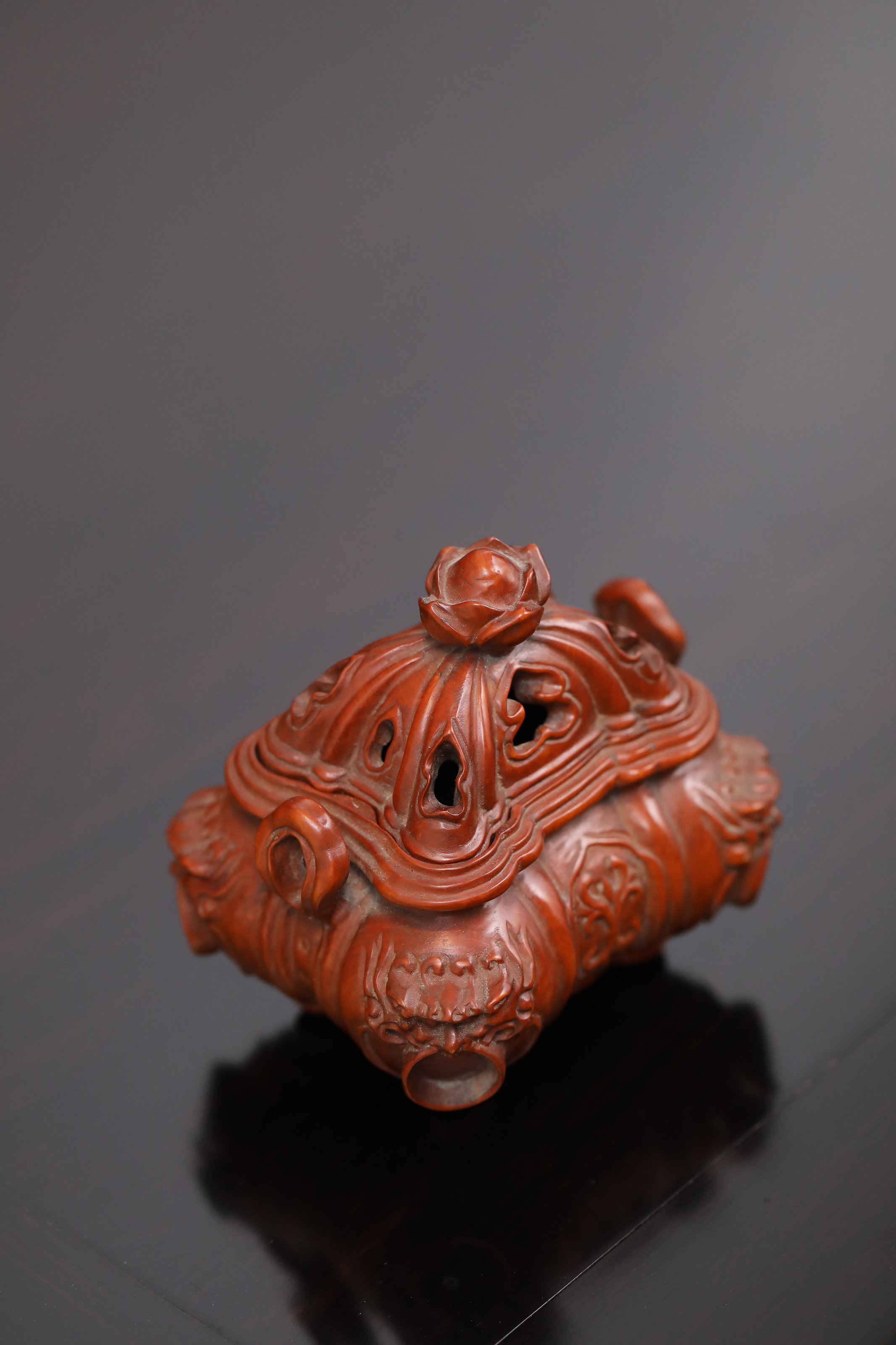 黄杨雕香炉– 大雅堂非遗大雅堂司茶雅物 黄杨雕香炉– 大雅堂非遗大雅堂司茶雅物