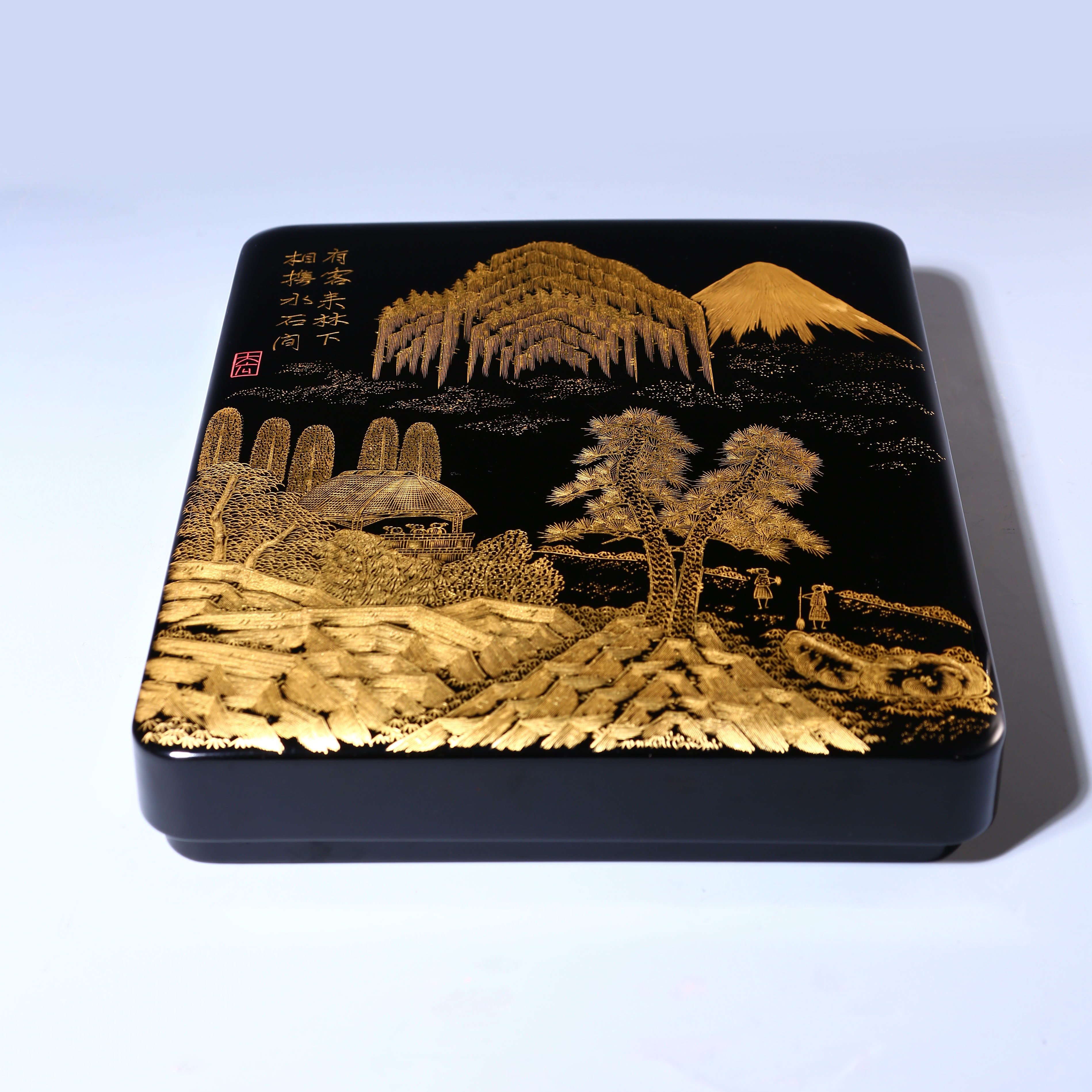 日本昭和金莳绘文房盒– 大雅堂非遗大雅堂司茶雅物